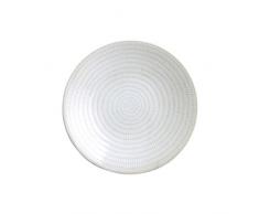 Avet Spain Lot de 6 Assiettes Ã Dessert Rice 20,5Â cm GrÃ¨s Blanc
