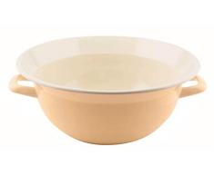 Riess 0296-006 Saladier classique avec 2 poignÃ©es Jaune dorÃ© Ã 28 cm