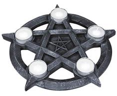 Nemesis Now Photophore Pentagramme Gris 32 cm