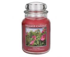 Village Candle Grande bougie parfumée Rose sauvage Jusquà 170 heures de combustion 17 x 10 cm 1219 g