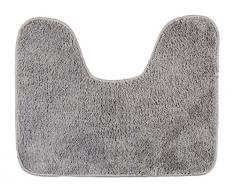 Wenko 22342100 Tapis de Contour WC Polyester Gris 50 x 5 x 5 cm