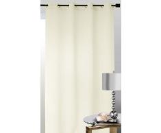 Homemaison 806414 Voilage Motif Rayure Etamine/Polyester Blanc L 300 x H 240