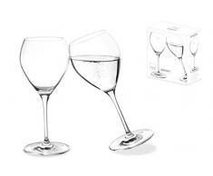 H&H Drop Confection VAP Verre Eau 39 cl, Transparent, 2 piÃ¨ces