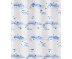 Kleine Wolke 0826739305 Sky Rideau de Douche Bleu 180 x 200 cm
