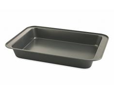 Galileo Casa Plat à Four rectangulaire, Acier, Noir
