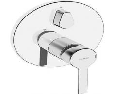 HansaÂ -Â Funktionseinh. avec Le Levier de rÃ©glage de Bain Ronds Simples 3.5Â 8384Â Chrome, 83843573