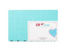 Prym Amour Pliable Tapis de découpe, Turquoise, 45 x 60 cm