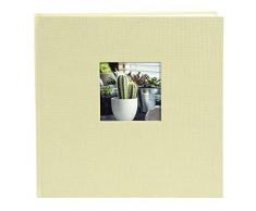 Goldbuch Bella Vista Album Photo en Lin Vert Citron 25 x 25 cm