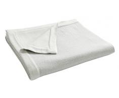 Blanc des Vosges LIMA Couverture Laine, Perle, 240x260 cm