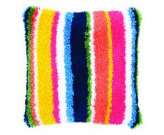 Kit coussin au point noué Rayures lumineuses