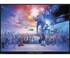 Erik Poster Géant Star Wars Legacy140x99cm, Multicolore, 140x99cm
