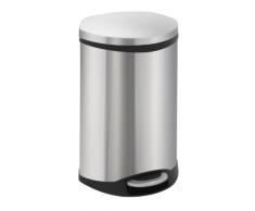 EKO muschelförmiger poubelle inox mat 18 litres