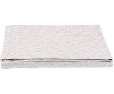 AmazonBasics Drap en jersey chinÃ©, 240 x 320 + 10 cm - Gris clair (oatmeal)