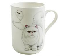 Maxwell & Williams PB0716 Tasse, Porcelaine, weiÃ, 10,5 x 7,5 x 10,5 cm