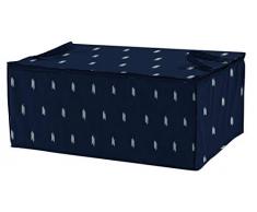 COMPACTOR Housse de Rangement pour Couette, Fermeture Zippée 100% Hermétique, Anti-Poussière, Bleu Marine KASURI, Polypropylène et EVA, 50 x 70 x H. 30 cm, RAN8045