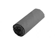 Lovely Casa DH34820010 Alicia Drap Housse Coton Anthracite 200 x 160 cm