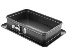 Ibili 826628 Moule dÃ©montable rectangulaire avec base supplÃ©mentaire 28x18 cm