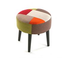 Versa Tabouret Bas Patchwork scandinave