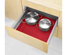 Wenko 47044100 Tapis Anti-DÃ©rapant Plastique Rouge