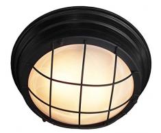 Brilliant Typhoon Plafonnier fonctionnel en métal Noir antique 50 W