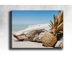 Bonamaison Peinture sur toile, multicolore, 40 x 60 cm - Conçu et fabriqué en Turquie