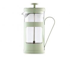 La CafetierÃ¨ MN080602 Monaco CafetiÃ¨re Italienne pour 8 Tasses Acier Inoxydable/Verre Pistache 30 x 20 x 15 cm