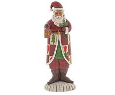 Heartwood Creek Figurine Pere Noel 6001442, RÃ©sine, Multicolore, Taille Unique
