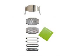 Peel Appeal All in One Swiss Made Ãplucheur/Julienne trancheuse et râpe, en Acier Inoxydable, 6 x 4 x 2.5 cm