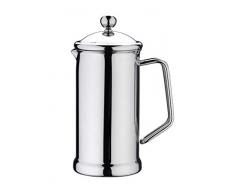 CafetiÃ¨re Ã piston en acier inoxydable finition miroir, Acier inoxydable, 8-Cup