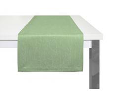 Wirth Chemin de Table Polyester, Vert, 40 x 150 cm