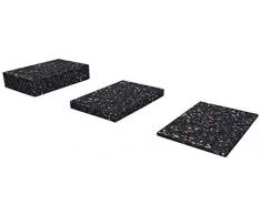 K & R Terracon Isopat Tapis en granulés de caoutchouc 3 x 60 x 90 mm, 60 pièces