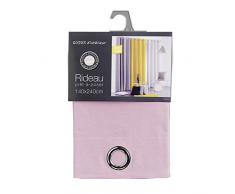 coton dintérieur rideau a oeillets 140x280 cm coton panama dragee