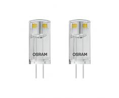 Osram Lot de 2 Ampoules LED Capsules | Culot G4 | Blanc Chaud 2700K | 0,9W (Ã©quivalent 10W)