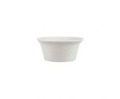 Villeroy & Boch Cellini Coupelle à dessert, Porcelaine Premium, Blanc