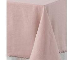 charme & douceur nappe rectangle 140x240cm coton femina dragee
