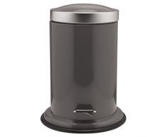 Sealskin Acero Accessoire de Salle de Bains Poubelle à Pédale, 3 l, Acier Inoxydable, Gris, 22.4 x 23 x 28.5 cm
