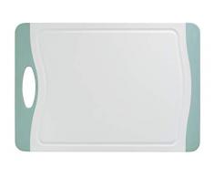 WENKO 53055100 Planche à Découper Easy l, Antibactérienne, Polypropylène, 39,5 x 28 x 1,3 cm, Blanc