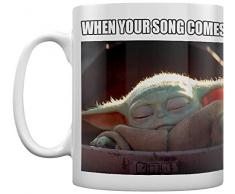 Star Wars: The Mandalorian MG25846 Mug en cÃ©ramique 11oz/315ml (Quand tu entends ta Chanson)