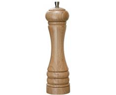 MARLUX S347.210101 Moulin à Sel Bois Naturel 5,5 x 5,5 x 21 cm