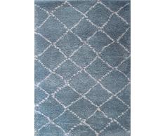 Art For Kids - 120 x 170 cm 100 pour cent polypropylène 100 Nomad Shaggy Tapis bleu