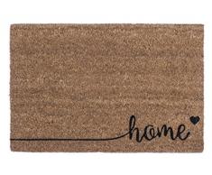 réception Juste pour Votre Maison antidérapant Paillasson, Fibres de Coco, Marron, 60 x 1.4 x 40 cm