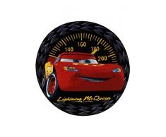 ABC Tappeti Tapis Cars Speed Rug 133 x 133 cm Noir/Rouge