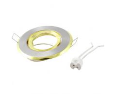 8 cm Dia MR16 halogène dichroïque pour Par Plafonnier LED Lampe prise ton or