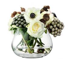 LSA International Fleur Table Vase Clair, Verre, Claire, 11.5 cm