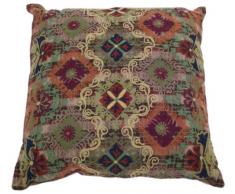 Ian Snow Coussin Ã Carreaux faÃ§on Tapisserie 50 x 50 cm