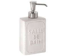 Gedy Vivienne Distributeur de Savon, céramique, Blanc, Taille Unique