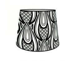 Abat-jours 7111306379448 Conique Atire Lampadaire, Tissus/PVC, Multicolore