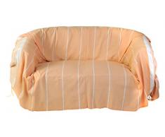 Fouta FutÃ©e JetÃ© de canapÃ© en Coton fouta, Multicolore, 300x200 cm