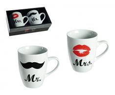 zampeda1 4029811318094 Mug, Porcelaine, Blanc, 8,5 x 26 x 13 cm