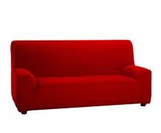 Martina Home Tunez Housse de canapé élastiquée 2 Places 2 Plazas (120-190 cm) Rouge